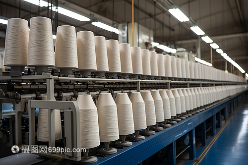 工廠中的紗線 從原料到成品，紡織工業(yè)的隱形服務(wù)脈絡(luò)